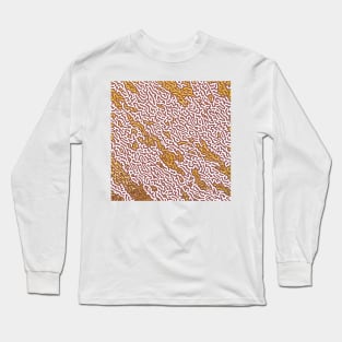 Gold and Brown Sand Dune Desert Long Sleeve T-Shirt